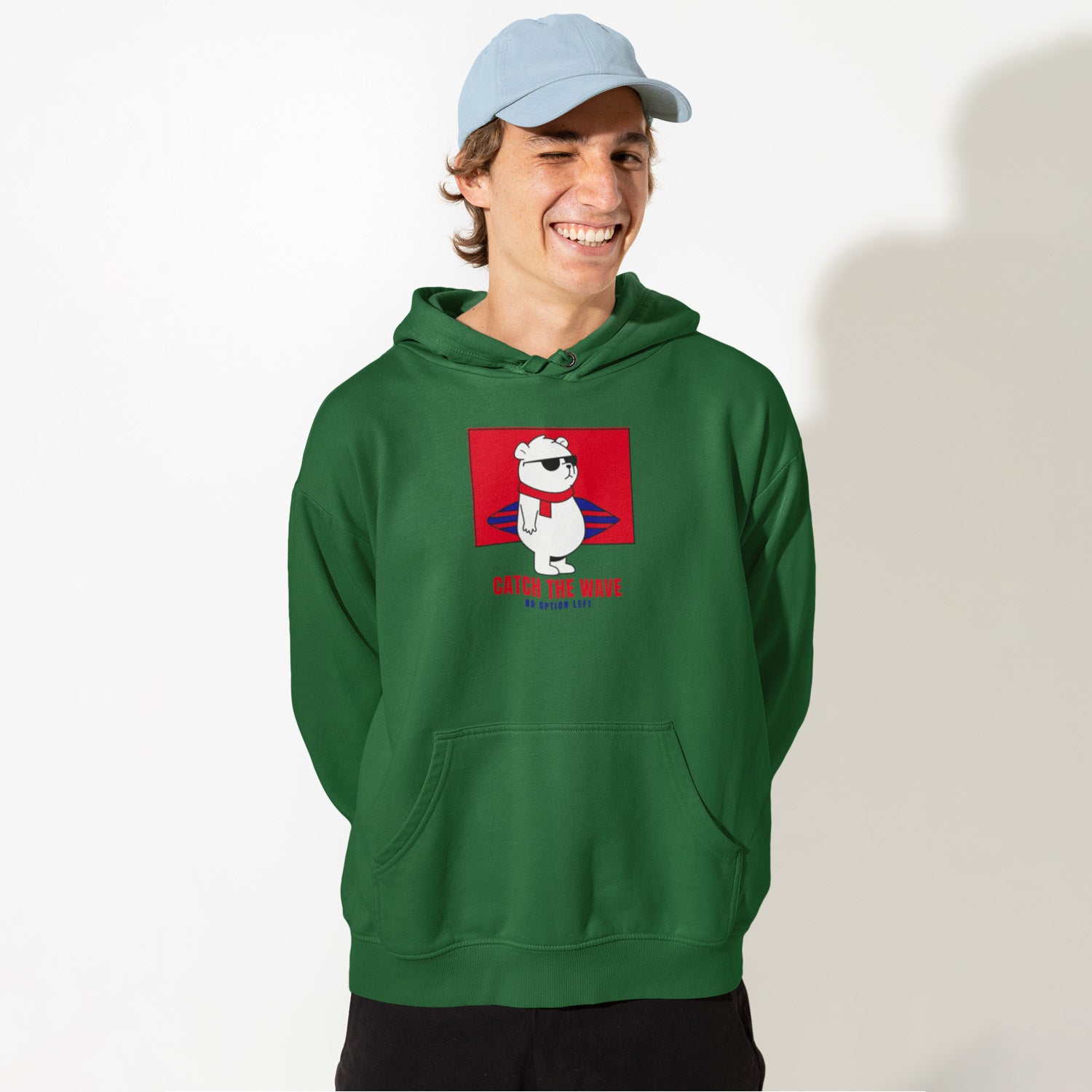 Catch the Wave — Sweat à capuche unisexe