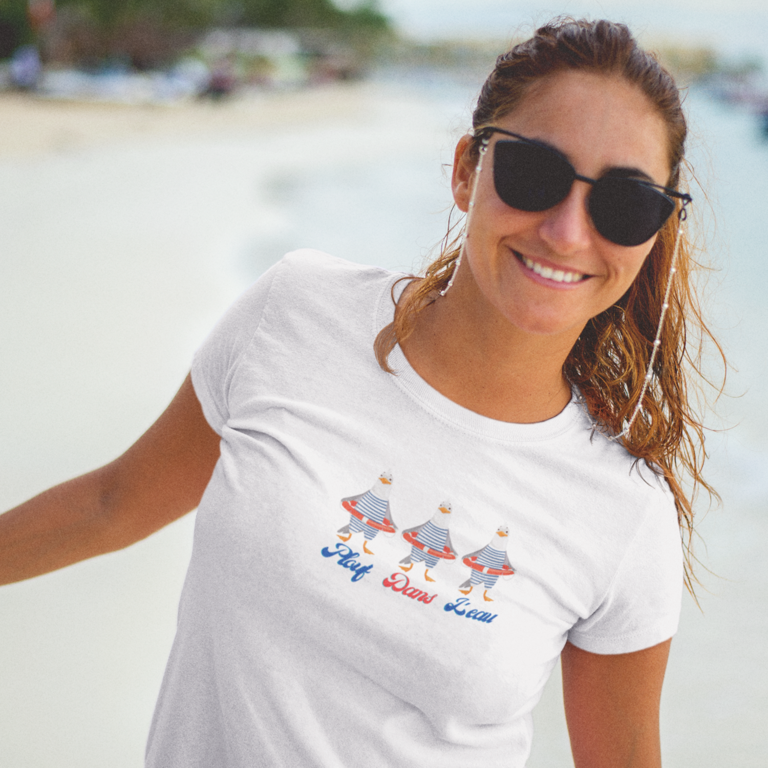 Plouf dans l'eau — Tee-shirt Femme