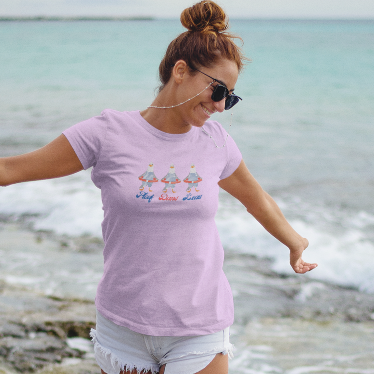 Plouf dans l'eau — Tee-shirt Femme