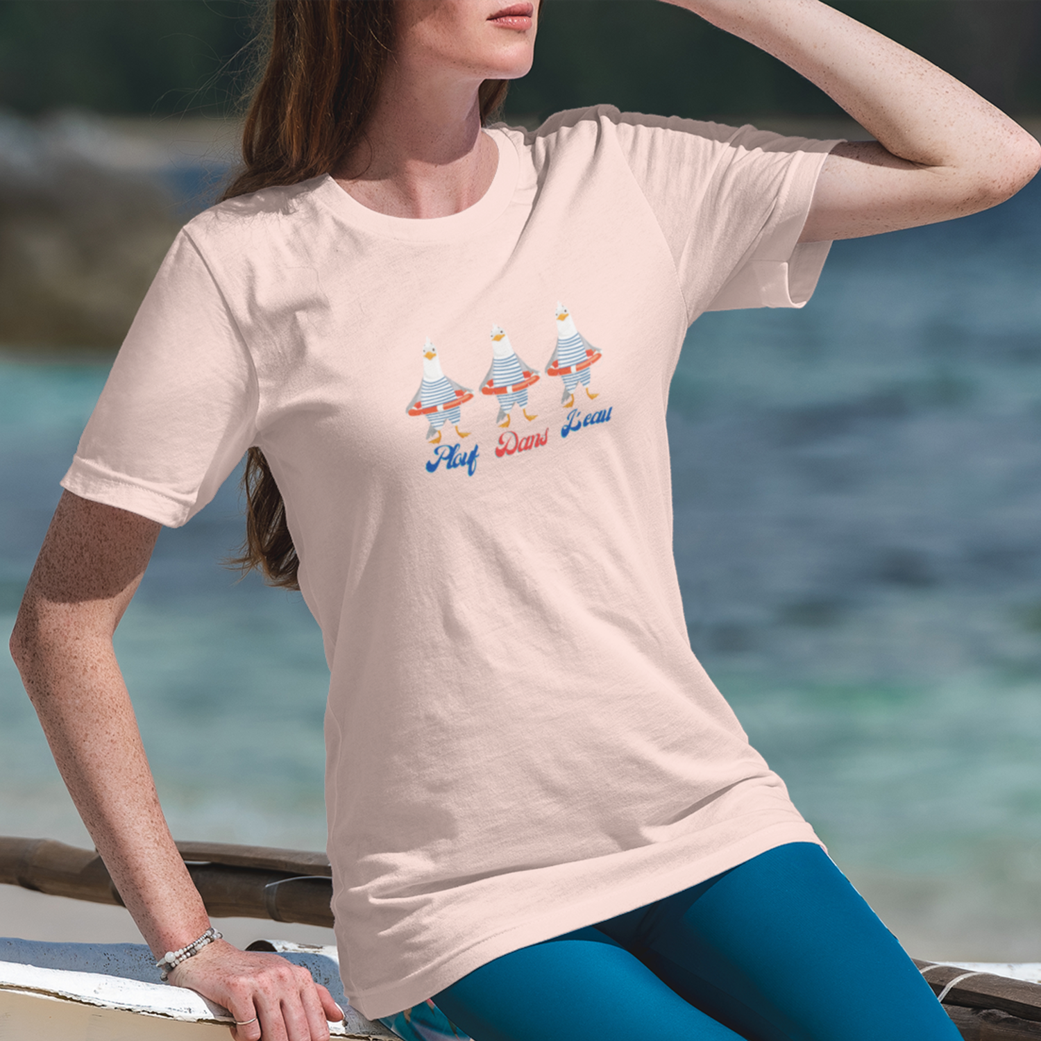 Plouf dans l'eau — Tee-shirt Femme